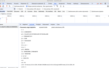 Sprawdzanie poprawności wdrożenia Consent Mode v2 w Chrome DevTools
