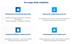 infografika przedstawiająca, do czego służy netykieta