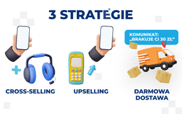 infografika przedstawiająca przykładowe strategie zwiększania średniej wartości zam&oacute;wienia